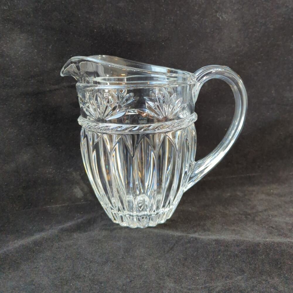 Vintage Cristal D'arques Durand Carthage Crystal Pitcher 48 oz Water Tea